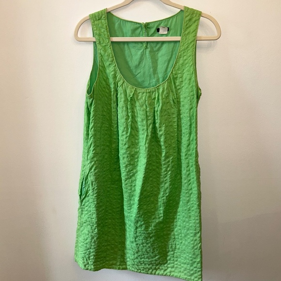 J. Crew Dresses & Skirts - J Crew Bright Green Cotton Sundress In mini length Size 8